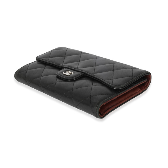 Chanel Black Lambskin Classic Long Wallet - Picture 7 of 7